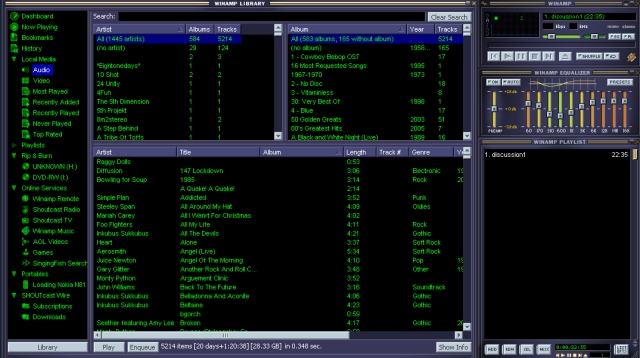 Using Winamp to Manage your Mobile Music Collection