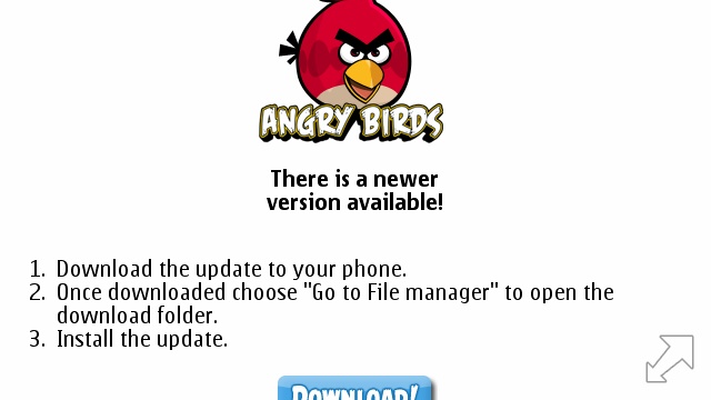 Angry Birds Update