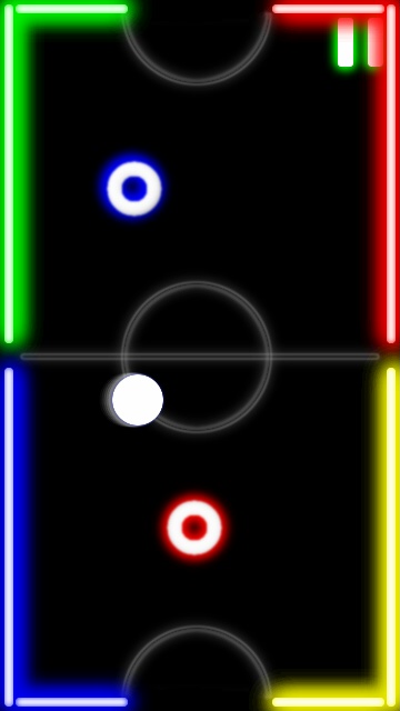 Glow Air Hockey