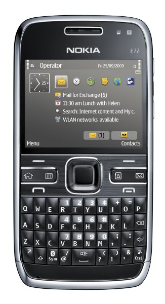 Nokia E72 - thin QWERTY messenger evolves