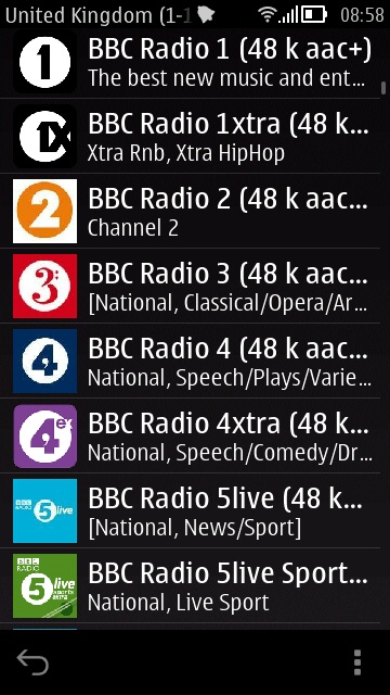 Nokia Internet Radio now includes all main BBC radio stations
