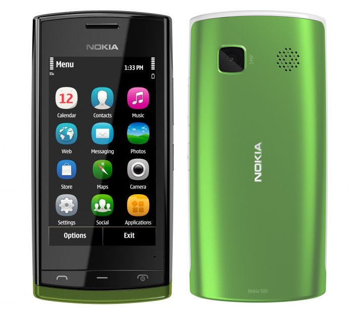The Nokia 500 is launched, 1GHz and Symbian Anna at 150 Euros