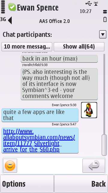 Skype for Symbian 1.1