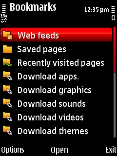 Nokia 5630 Screen