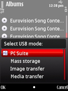 Nokia 5630 Screen