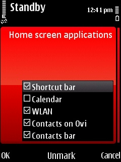 Nokia 5630 Screen