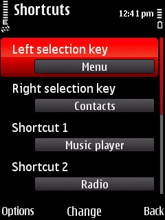 Nokia 5630 Screen