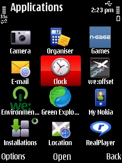 Nokia 5630 Screen