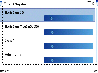 Psiloc Font Magnifier