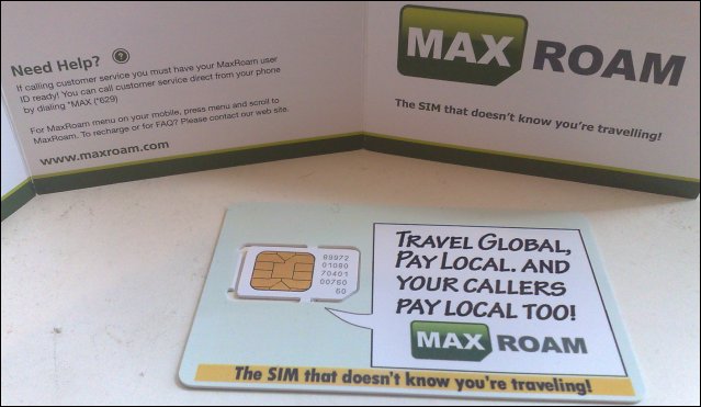 MaxRoam SIM Card