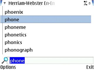 Merriam Webster Dictionary (S60)