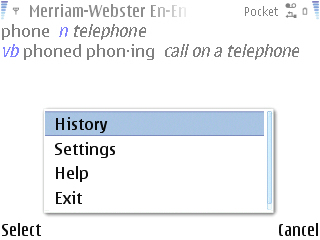 Merriam Webster Dictionary (S60)