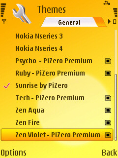 Pizero Theme List