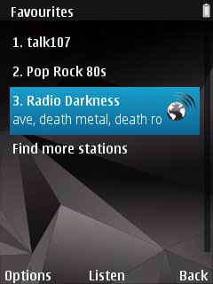 Internet Radio screenshot