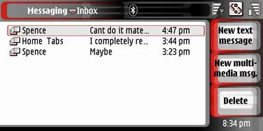 Nokai 7710 Messaging