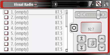 Nokia 7710 Visual Radio