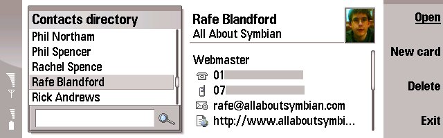 Contacts (and no, you can't have Rafe's number)