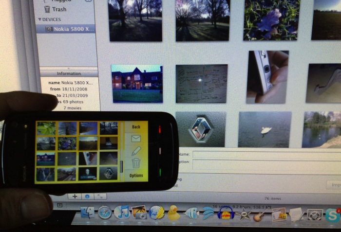 Nokia 5800 and Mac 