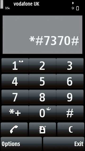 Nokia 5800 Screenshot