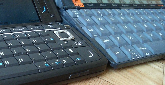 Nokia E90 and Psion Series 5