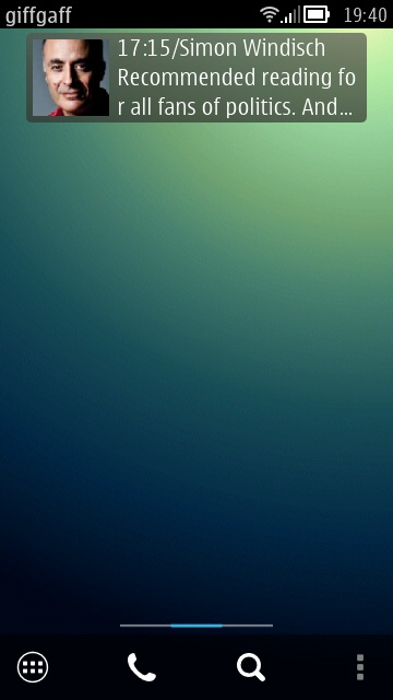 Screenshot from Facebook client group test