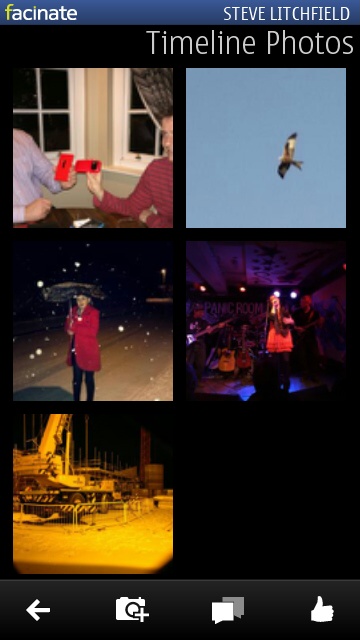 Screenshot from Facebook client group test