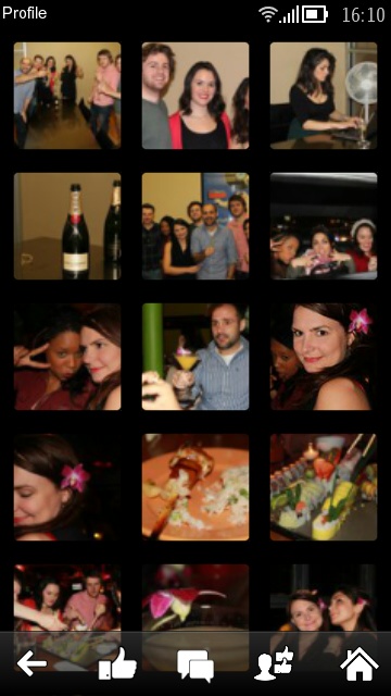 Screenshot from Facebook client group test