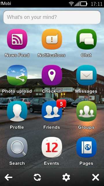 Screenshot from Facebook client group test
