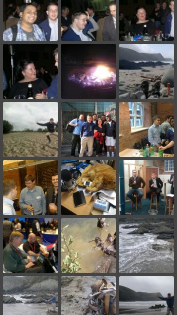 Screenshot from Facebook client group test