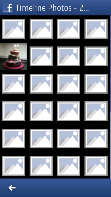 Screenshot from Facebook client group test