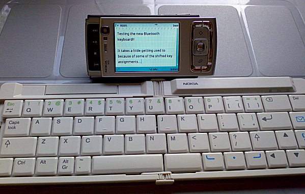 N95 with Bluetooth keyboard