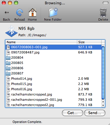 Browsing the N95 8GB