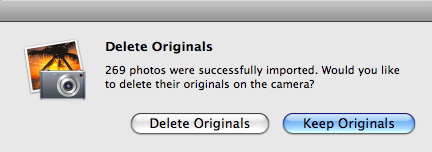 Delete originals?