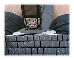 Keyboarded smartphone