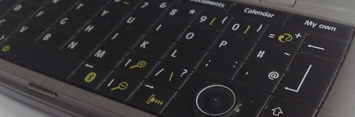 Nokia 9500 keyboard