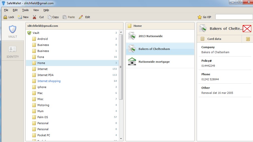 Screenshot, SafeWallet migration