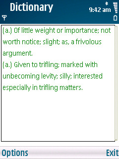 Dictionary screenshot