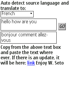 Translate screenshot
