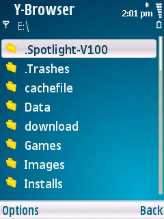 YBrowser screenshot