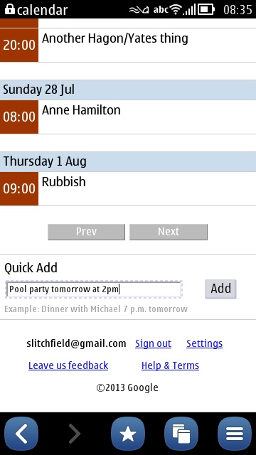 Screenshot, Shortcuts piece