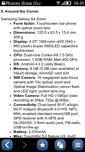 Screenshot, Shortcuts piece
