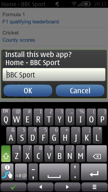 Screenshot, Shortcuts piece