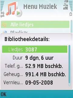 3088 tracks on a smartphone!