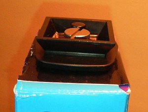 Screwed to tripod screw quick-release insert