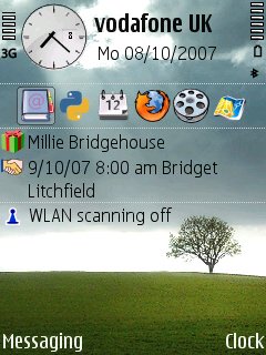 A full theme for S60 3rd Edition, including replacement icons