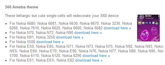 Grabbing a S60-supplied professional theme