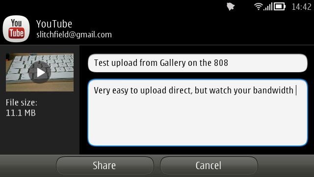 Screenshot, YouTube upload tutorial
