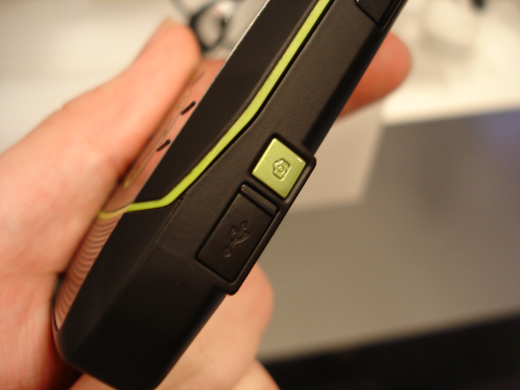 Camera capture button and USB