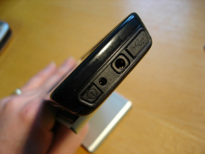 Ports on the top of the device