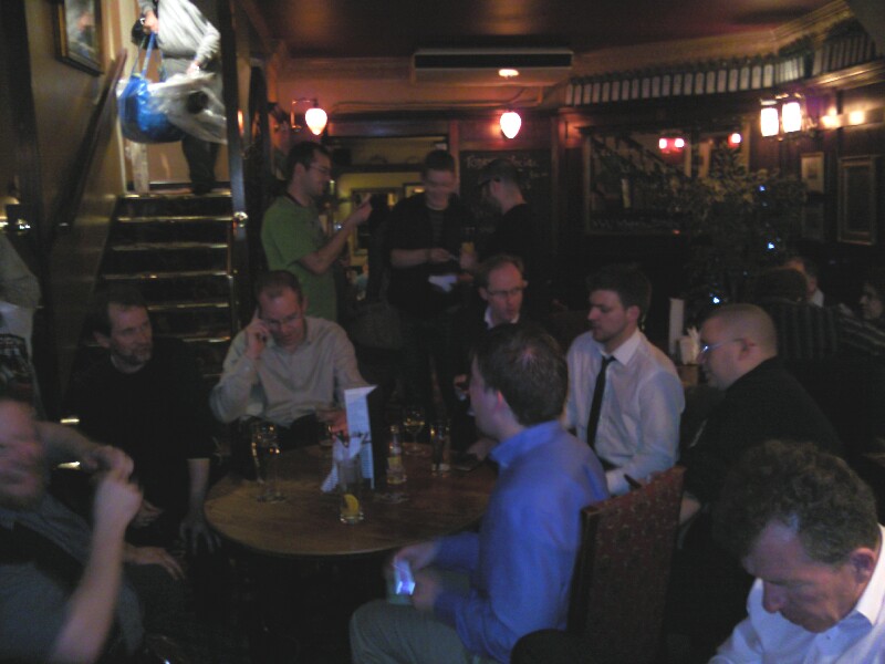 Meet now in full swing, Ewan being loud!